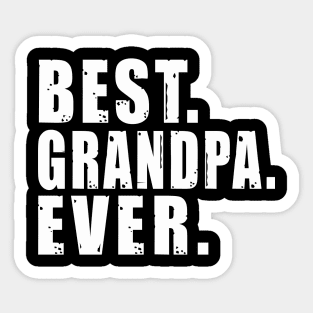 Best Grandpa Ever Sticker